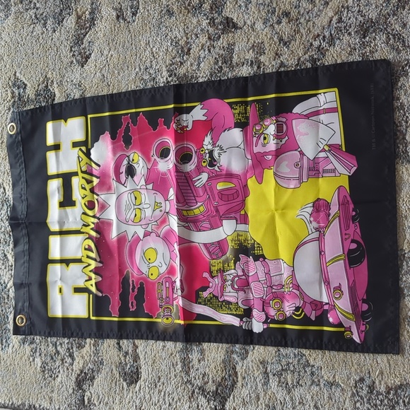 Rick and Morty Indoor Tapestry Hanging 15x26 - Picture 1 of 5